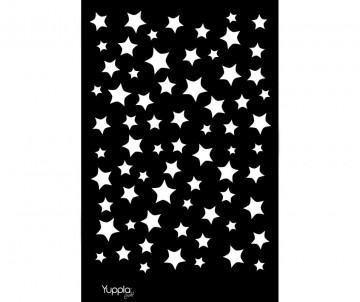 BLACK Stencil - Notte stellata